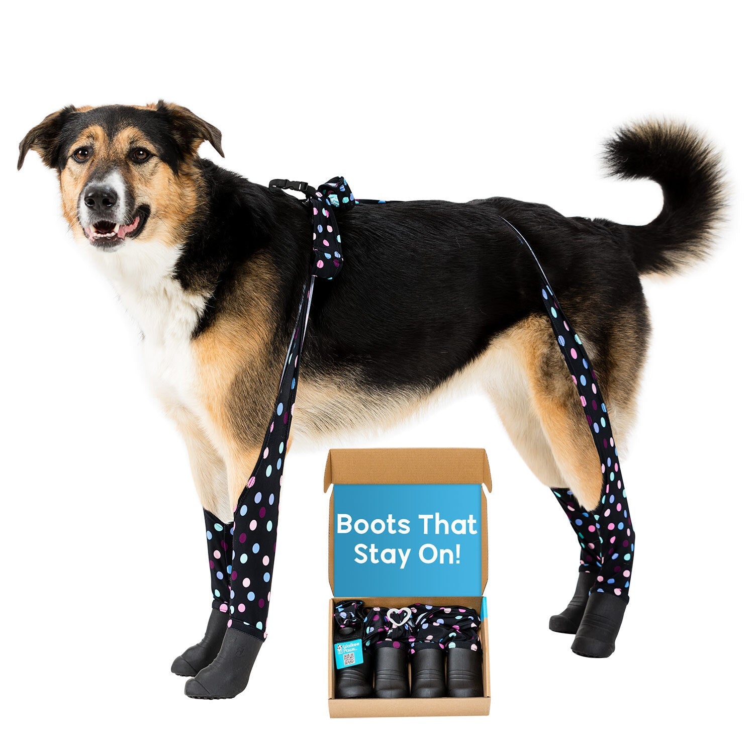 Waterproof Dog Boot Leggings for Winter Walks, Seam-Free TPE Paw Covers and Full-Leg Protection source image 51