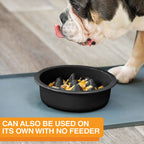 Slow Feeder Dog Bowl, Nine-Peak Non-Skid Two-Cup Design for Flat-Faced and Fast-Eating Dogs source image 52