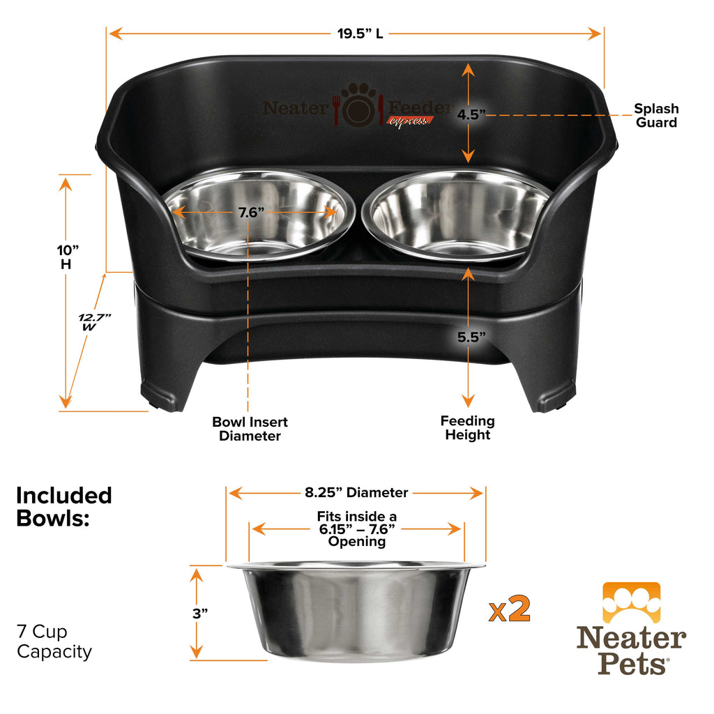 Elevated Mess-Proof Pet Feeding Station, Spill-Containment Design and Dishwasher-Safe Stainless Steel Bowls source image 53