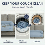 Cooling Dog Bed and Couch Cover Set, Breathable Washable Mat with Non-Slip Base in Multiple Sizes and Patterns source image 54