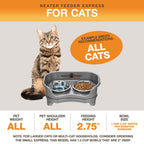 Elevated Mess-Proof Pet Feeding Station, Spill-Containment Design and Dishwasher-Safe Stainless Steel Bowls source image 57