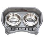 Elevated Mess-Proof Pet Feeding Station, Spill-Containment Design and Dishwasher-Safe Stainless Steel Bowls source image 59
