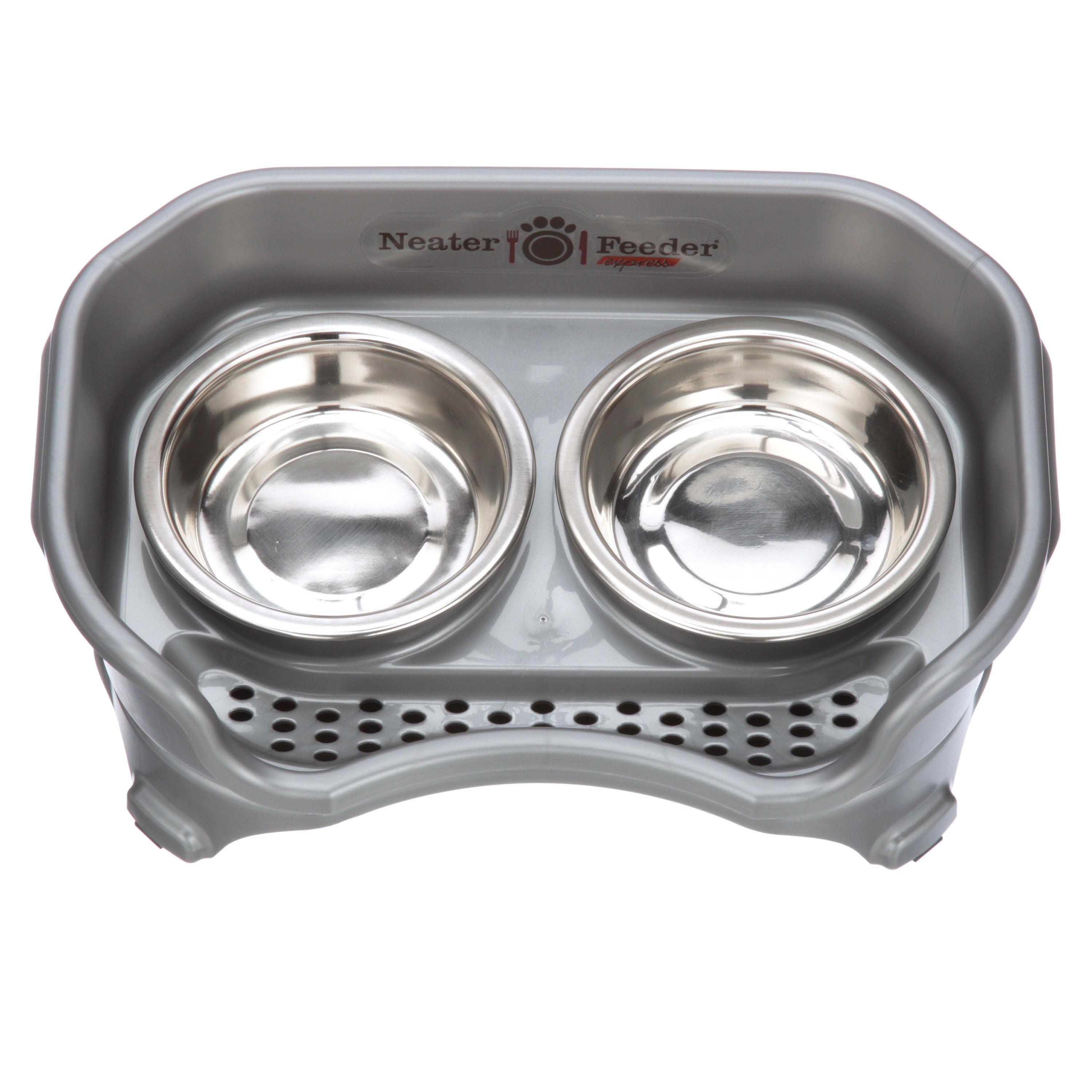 Elevated Mess-Proof Pet Feeding Station, Spill-Containment Design and Dishwasher-Safe Stainless Steel Bowls source image 59