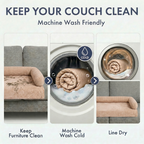 Cooling Dog Bed and Couch Cover Set, Breathable Washable Mat with Non-Slip Base in Multiple Sizes and Patterns source image 60