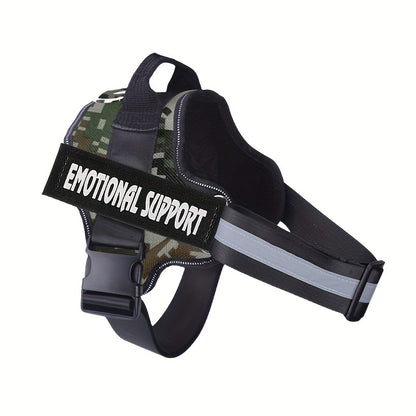 Emotional Support Dog Harness No-Pull Reflective Vest with Handle – Adjustable No-Choke ESA Pet Harness for Easy Walking & Training, XS to XXL, 11 Colors
