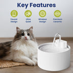 Ceramic Cat Water Fountain product image 2