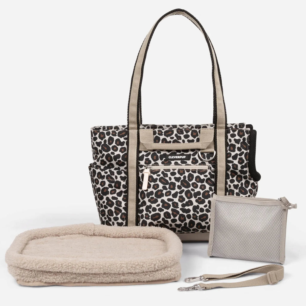 Transit Tote Dog Carrier Leopard / Small variant