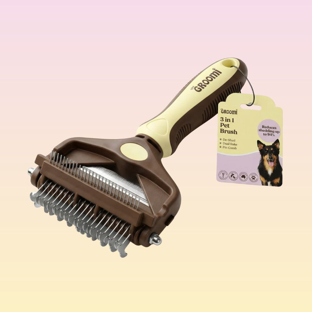 Three-in-One Pet Grooming Brush product image 1