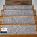 Machine-Washable Dog Stair Runner Treads, 30" x 7" - 4 pack / Grey