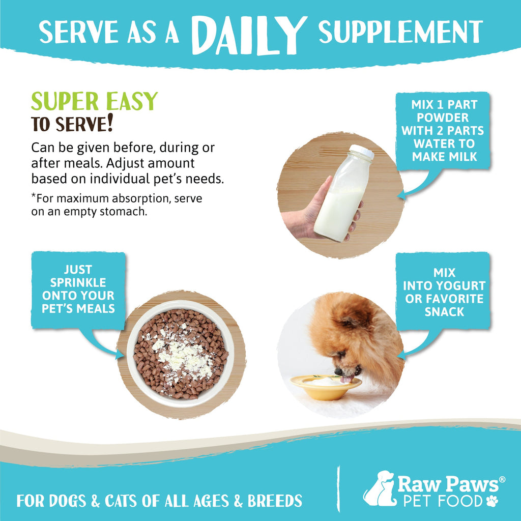 Bovine Colostrum Supplement Powder for Dogs & Cats, 5 oz: Easy Protein Support for Everyday Feeding