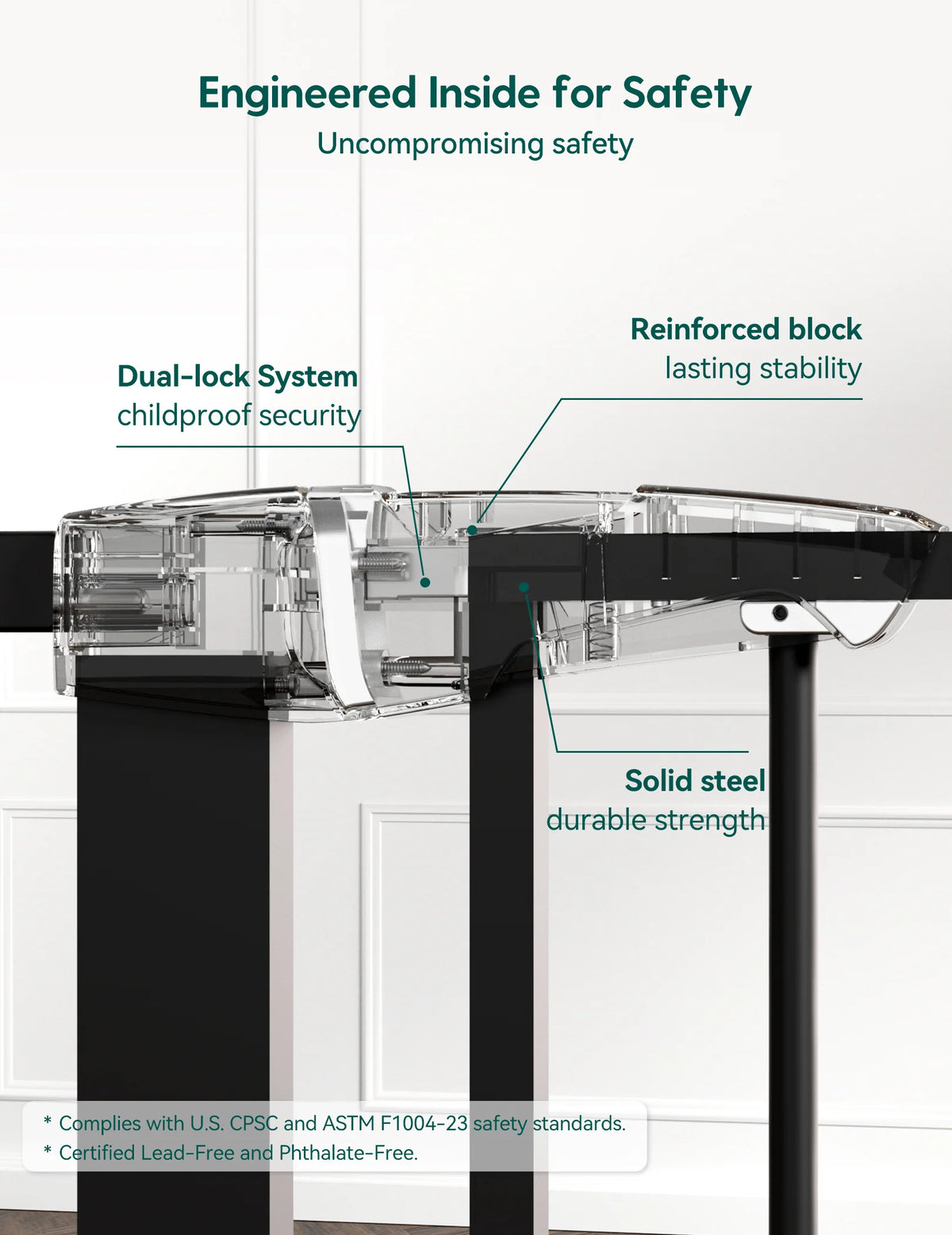 Pressure-Mounted Pet Gate product image 11