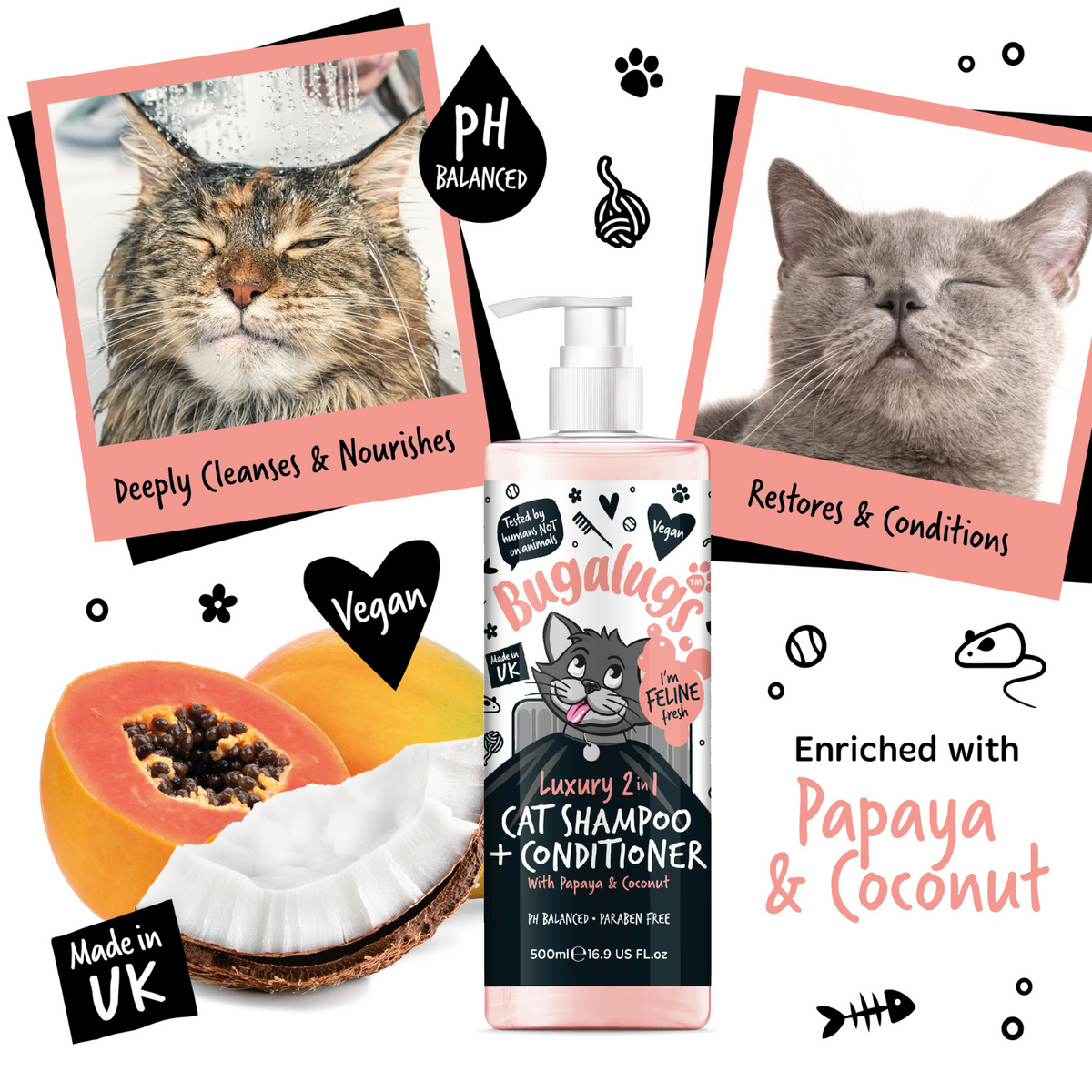 Cat 2-in-1 Shampoo and Conditioner product image 6