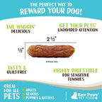 Soft Treats for Dogs & Cats: Grain-Free Beef Sausage Rewards for Training and Everyday Treat Time, 6 oz