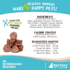 Soft Treats for Dogs & Cats: Grain-Free Beef Sausage Rewards for Training and Everyday Treat Time, 6 oz