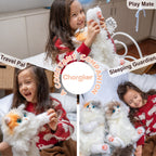 Cat Backpack Mini Calico Plush Kitty Bag for Teens, a Comforting Companion for Calm Moments Wherever You Go