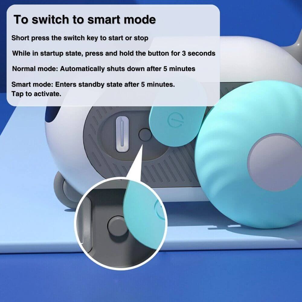 Interactive Cat Toy: Remote-Controlled Smart Play for Cats with Auto Obstacle Avoidance and USB Rechargeable Fun