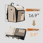 Pet Travel Backpack Tent for Cats and Small Dogs, Expandable 360° Ventilated Carrier for Car Trips, Camping and Home
