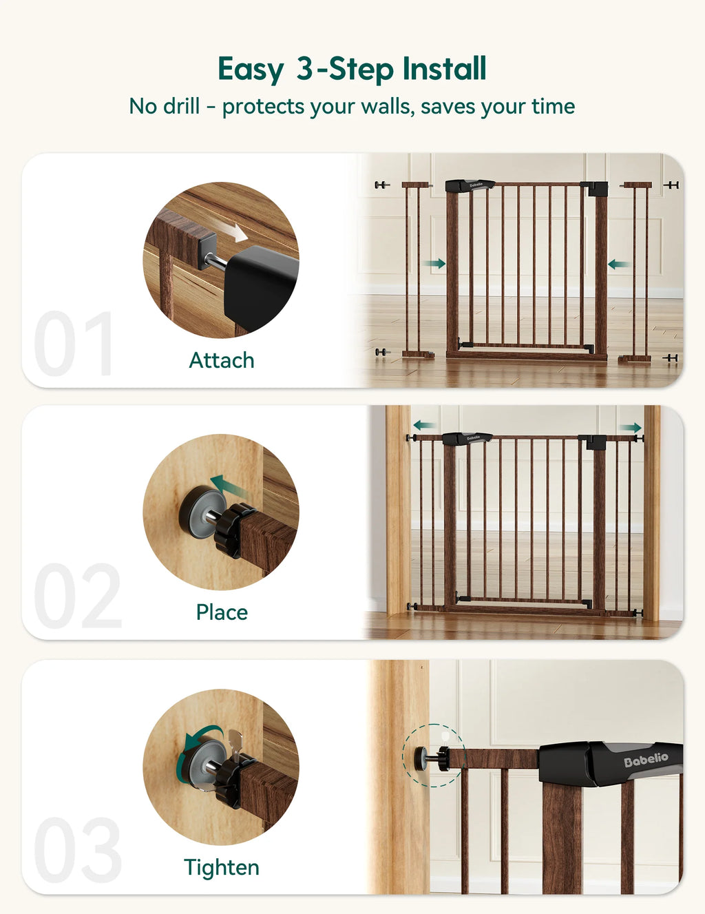 Pressure-Mounted Pet Gate product image 23