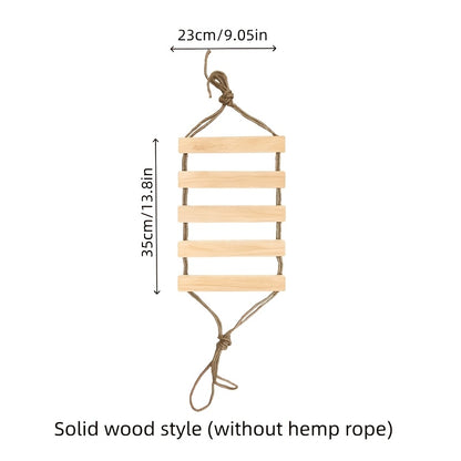 Cat Scratching Post Sisal Hemp Rope Replacement Column for Cat Tree Climbing Frame Indoor Cat Ladder, Multiple Lengths 13.78" 19.69" 39.37" Solid Wood & Hemp Rope Options, Durable Cat Scratcher Pole