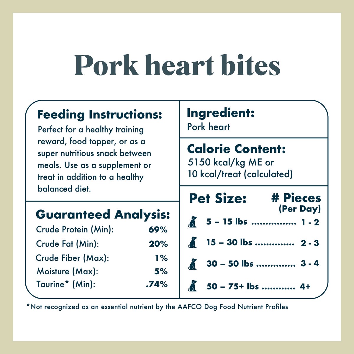 Freeze-Dried Pork Heart Pet Treats product image 5