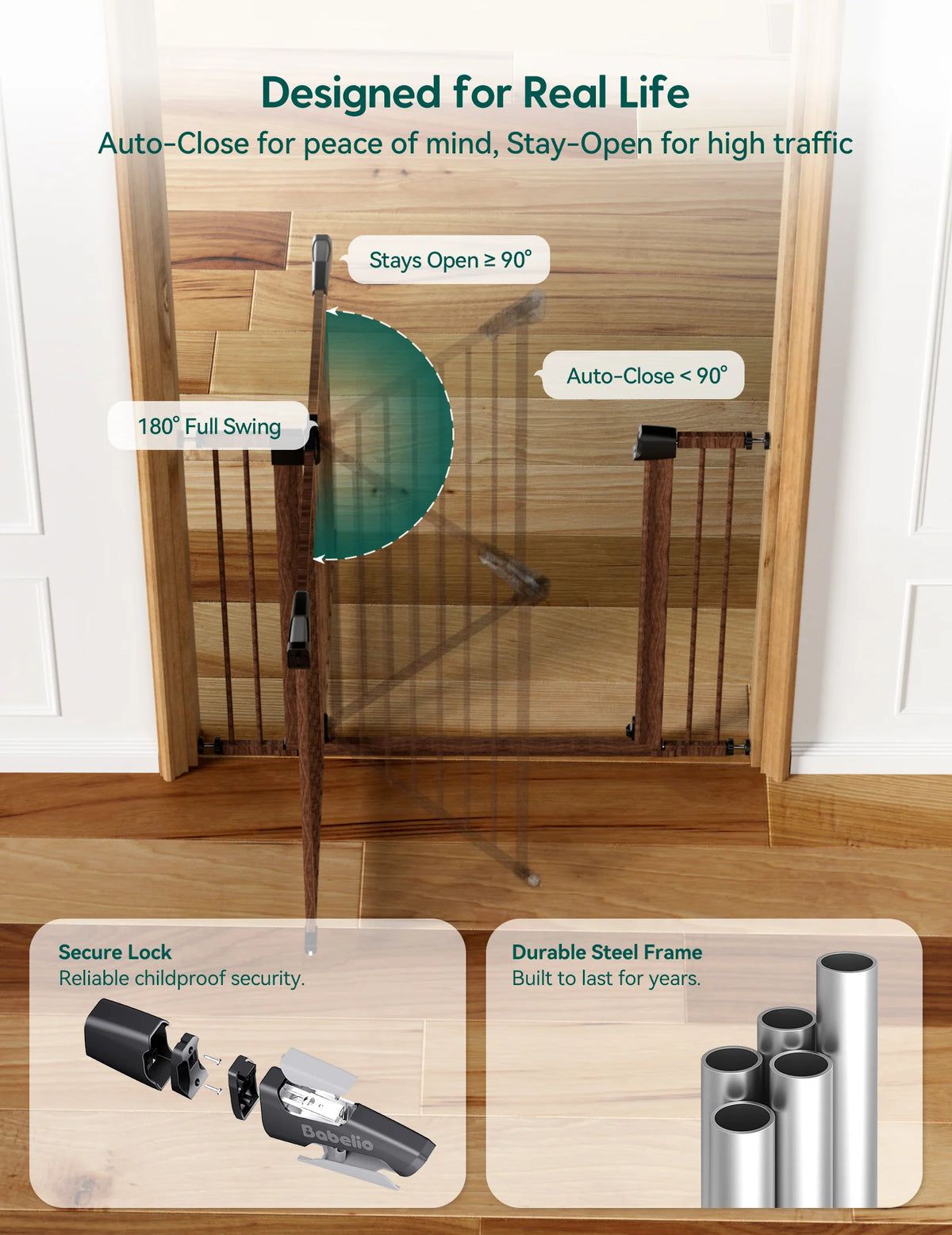 Pressure-Mounted Pet Gate product image 24
