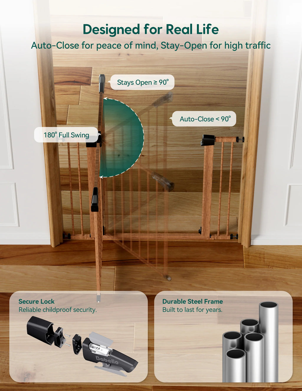 Pressure-Mounted Pet Gate product image 18