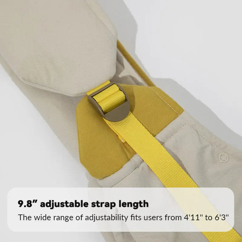 Pet Sling Carrier Bag for Comfortable Hands-Free Walks, Bike Rides, and Everyday Outings with Secure Pocket