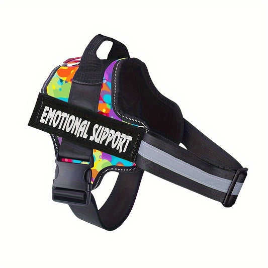 Emotional Support Dog Harness No-Pull Reflective Vest with Handle – Adjustable No-Choke ESA Pet Harness for Easy Walking & Training, XS to XXL, 11 Colors