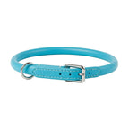 Rolled Italian Leather Dog Collar product image 2