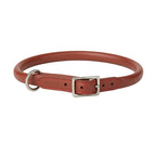Rolled Italian Leather Dog Collar product image 5