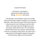Rolled Italian Leather Dog Collar product image 9