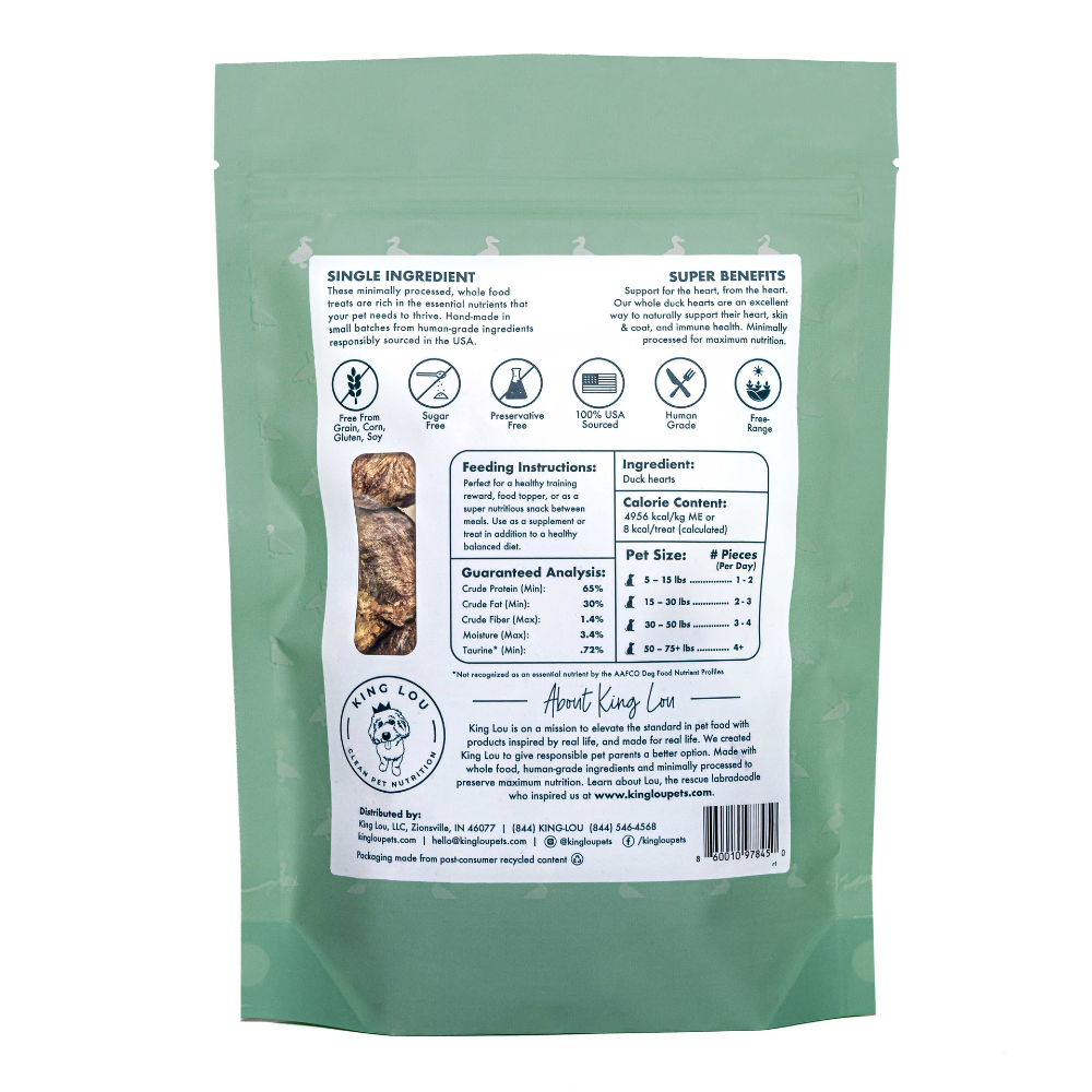 Freeze-Dried Duck Heart Pet Treat product image 2