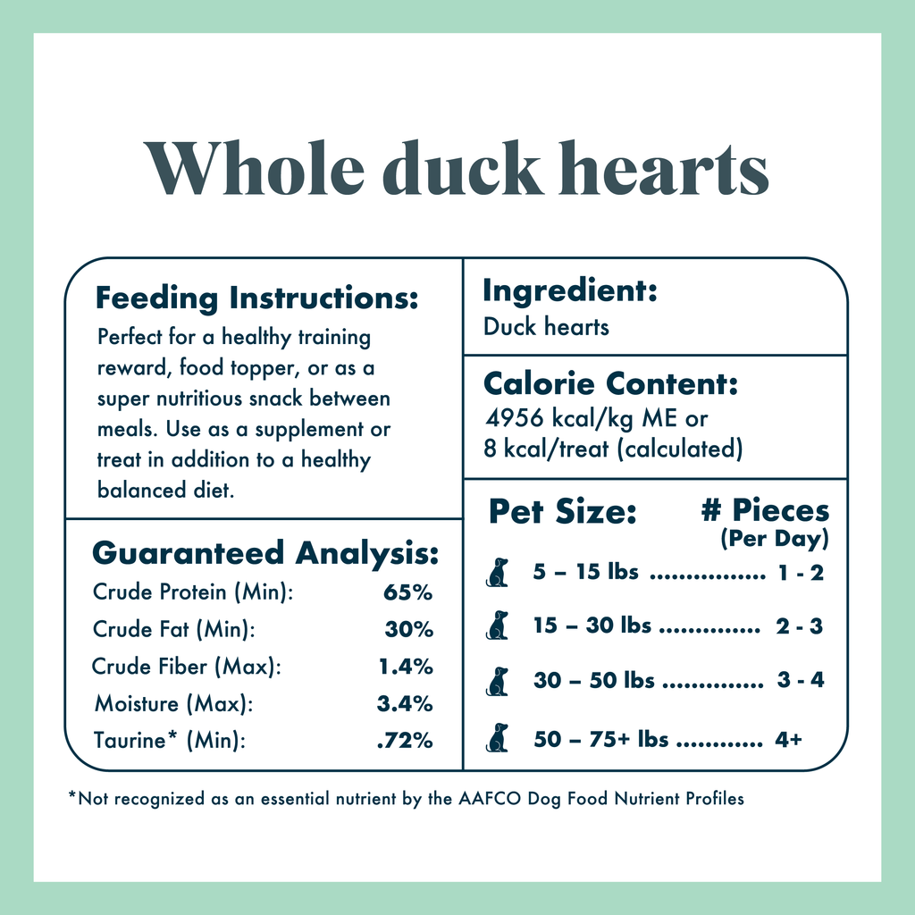 Freeze-Dried Duck Heart Pet Treat product image 5