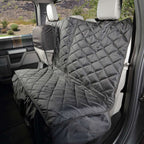 4Knines Crew Cab Cover with seat folded up Black