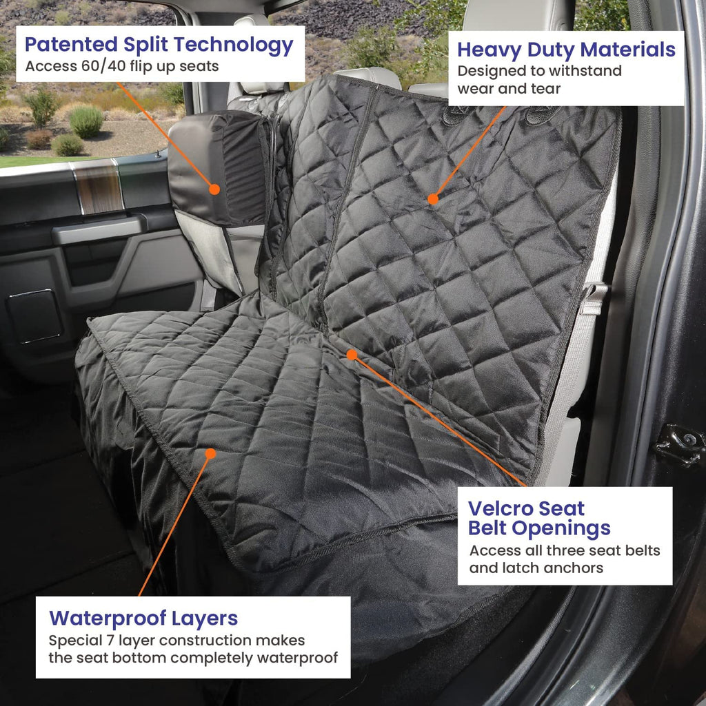4Knines Crew Cab Cover black infographic
