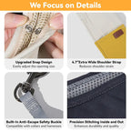 Pet Sling Carrier Bag for Comfortable Hands-Free Walks, Bike Rides, and Everyday Outings with Secure Pocket