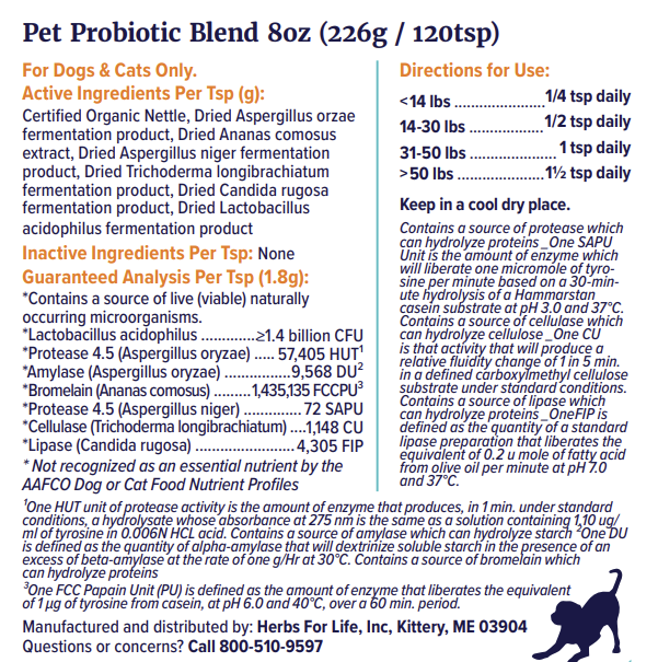 Pet Probiotic & Enzyme Blend product image 10