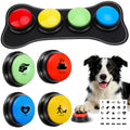 1 Pack Dog Speech Training Buttons, Record Your Voice to Teach Dogs Commands and Needs, Ideal Interactive Toy for Dogs, Trainers and Pet Families