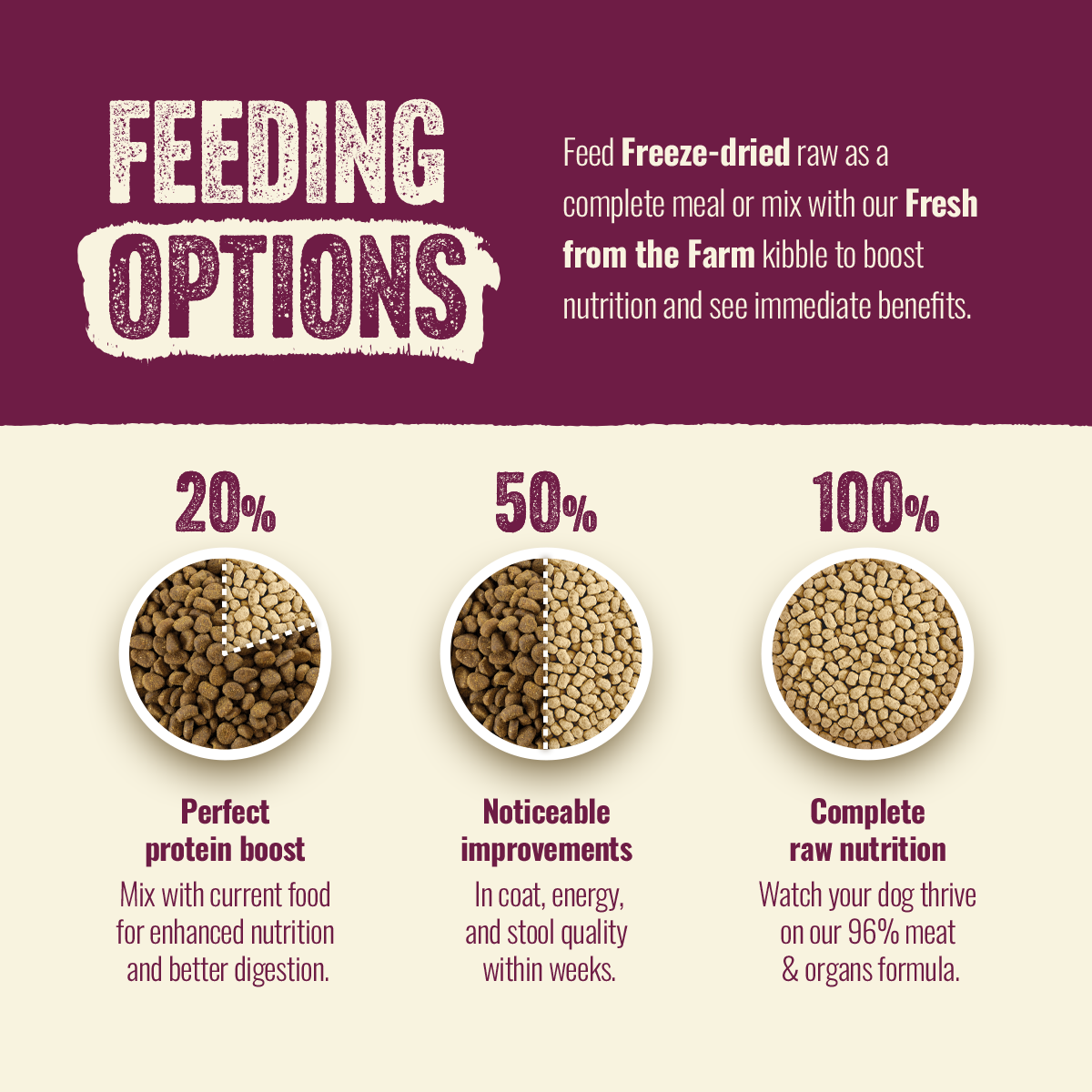 Freeze-Dried Beef and Pork Dog Food Morsels product image 6