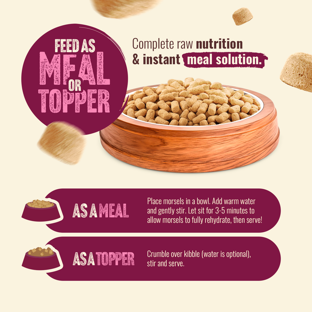 Freeze-Dried Beef and Pork Dog Food Morsels product image 8