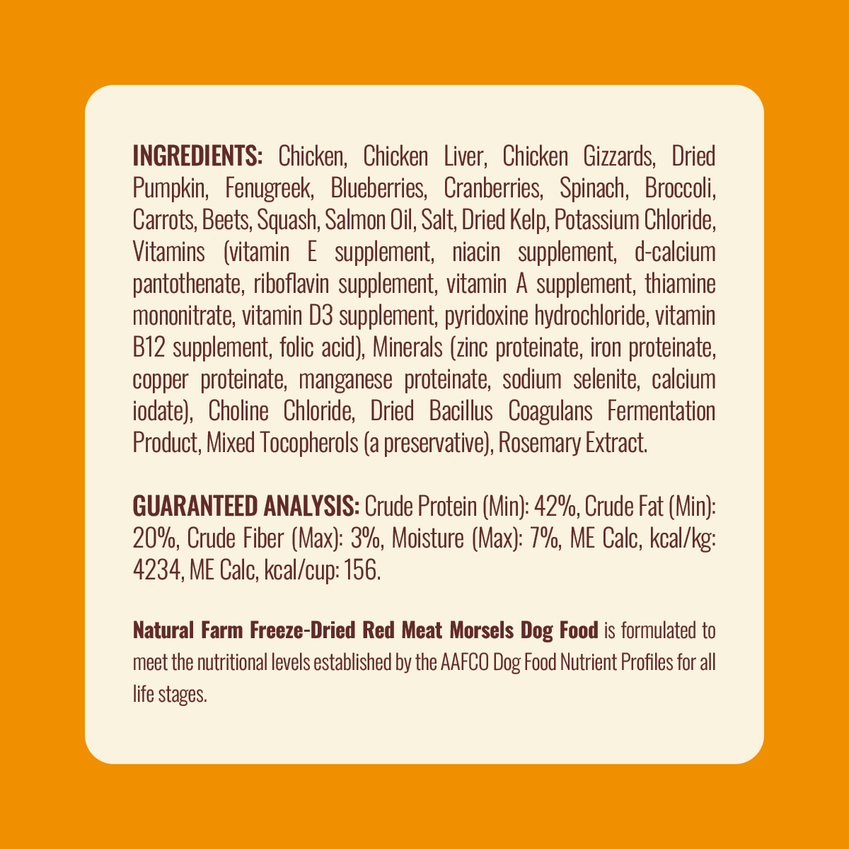 Freeze-Dried Dog Food product image 9