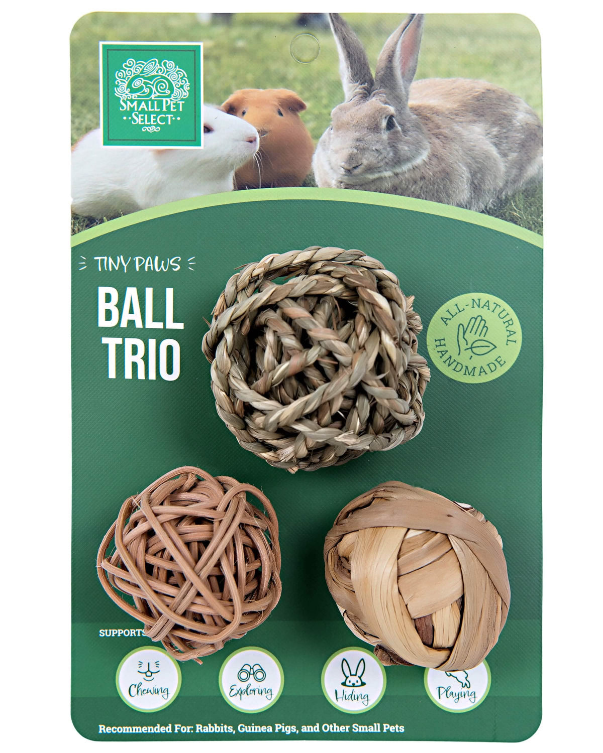 Small Pet Chew Ball Trio, Default Title