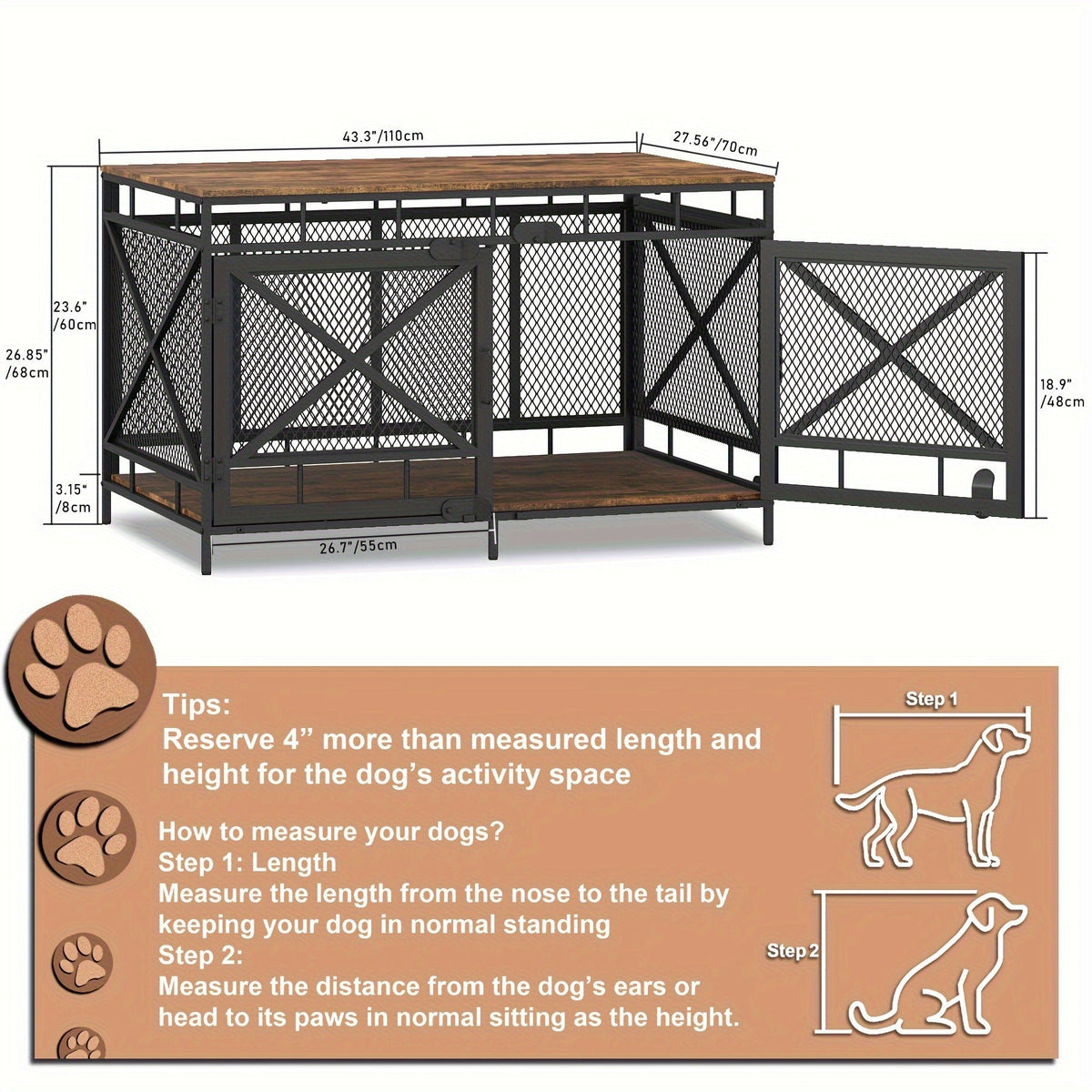 Furniture-Style Dog Crate product image 7
