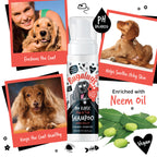 No-Rinse Flea and Tick Dog Shampoo with Neem Oil, Waterless Coat Care for Quick Between-Bath Grooming source image 5