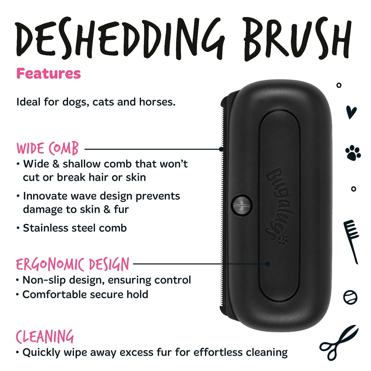 Pet Deshedding Brush product image 2