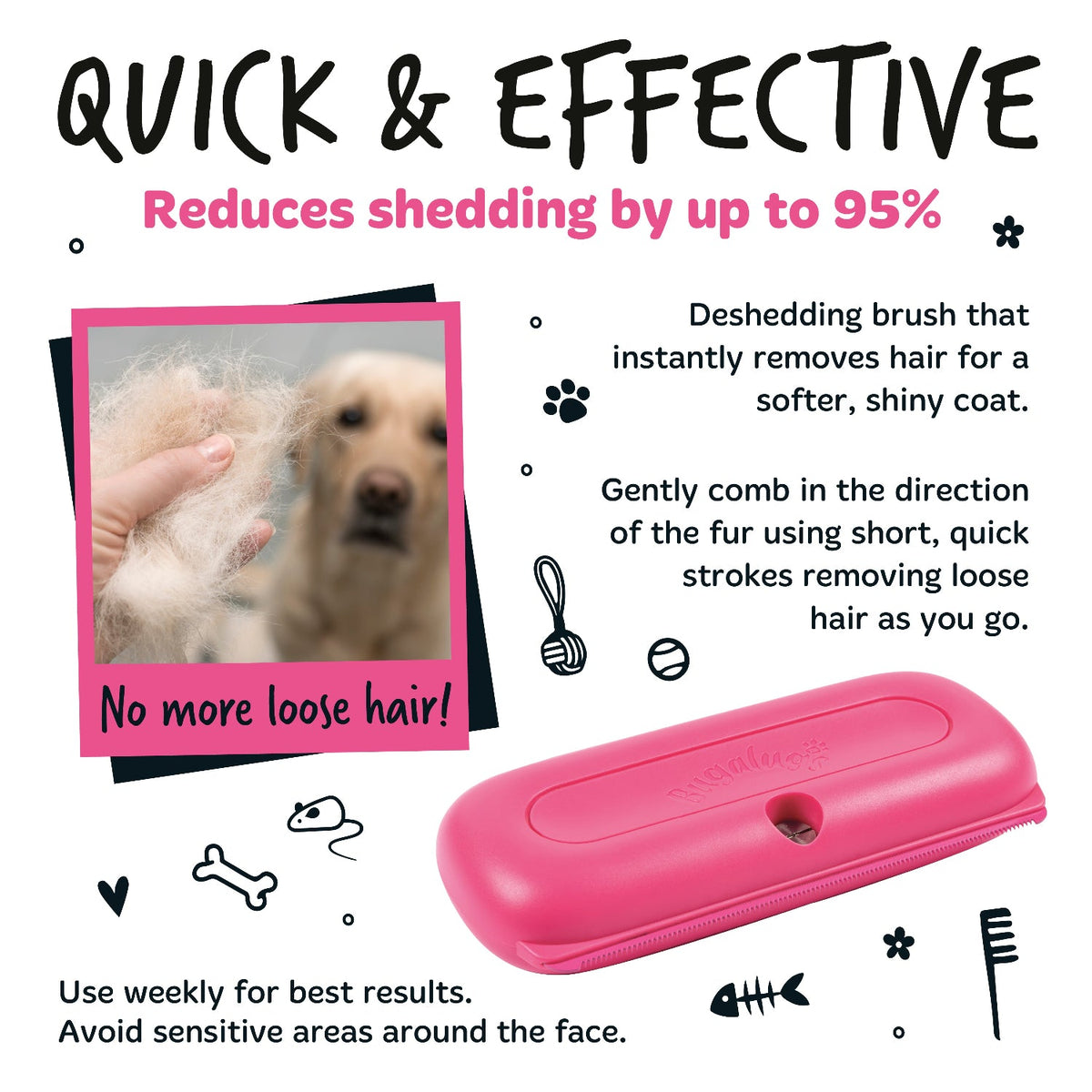 Pet Deshedding Brush product image 7