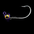 5-Inch Swimbait Jig Heads, Lead / Purple Haze / 3/4