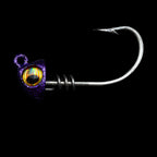 5-Inch Swimbait Jig Heads, Lead / Purple Haze / 3/4