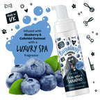 No-Rinse Dog Facial Wash and Shampoo with Blueberry and Colloidal Oatmeal for Waterless Coat Refreshing source image 7