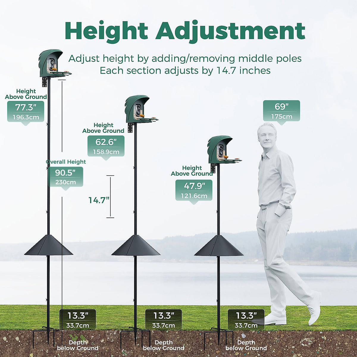 Bird Feeder Pole product image 6